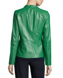 Hera Lambskin Leather Jacket 