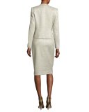 Eve Jacquard Pencil Skirt