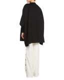 Illusion Long-Sleeve Tee, Black
