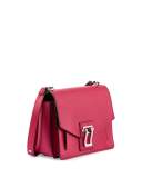 Hava Leather Shoulder Bag, Magenta