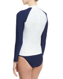 Soul Stripe Surf Shirt, White/Navy
