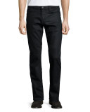 Bowery Slim-Fit Denim Jeans, Black