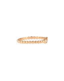 Beads 14K Rose Gold & Diamond Double-Solitaire Ring, Size 7