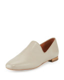 Piper Leather Smoking Loafer, Taupe