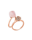 Blush Stacking Ring Set, Rose Golden