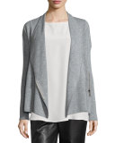 Cashmere Zip-Front Jacket 