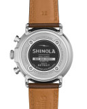 47mm Runwell Chronograph Leather Watch, Dark Nut