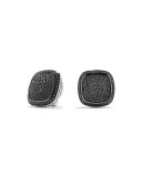 Albion Earrings with Black Diamonds, 14mm