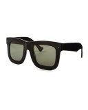 Status Thick Plastic Sunglasses, Black