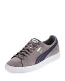 Clyde B&C Suede Low-Top Sneaker, Gray