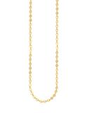 14k Elite Mirror Disc Chain Necklace, 36"