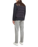 Boucle Two-Button Sport Coat, Navy