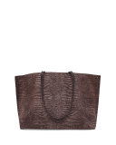 Ai Medium Reversible Shoulder Bag, Mocha