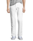 Brixton Kinetic Denim Slim-Straight Jeans, Ronan (White)