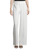 Hayden High-Waist Italian Cady Trousers 