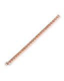 18k Gold Rock Citrine Tennis Bracelet in Candy Orange