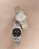 37mm Belmore Watch Head with Diamonds, Black
