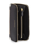 Elmore House Check Derby Wallet, Black
