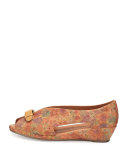 Lanner Cutout Cork Flat, Natural Floral