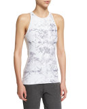Printed-Front Racerback Sport Tank