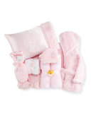 Ziggy Plush Gift Basket, Pink