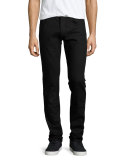 Mick Solid Denim Jeans, Black