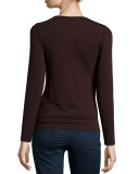 Soft Touch Long-Sleeve Crewneck Tee