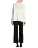 Sleek Tencel® Funnel-Neck Top 