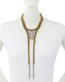 Devon Brass Statement Necklace