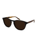 Plimsoul Two-Tone Round Sunglasses