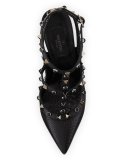 Rockstud Rolling 100mm Pump, Black (Nero)