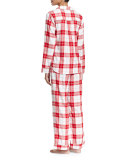 Raven Cotton Plaid Pajama Set