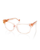 Seeking Summer Square Optical Frames, Pink
