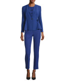 Techno Cady Ankle Pants, Blue Violet