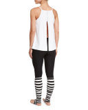 Zest Cutaway-Back Swing Tank, White