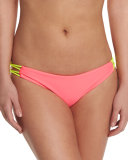 Zunzal Reversible Swim Bottom, Hot Pink