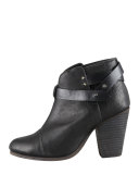 Harrow Leather Ankle Boot, Black