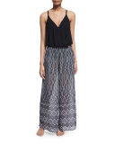 Infinity Coverup Wide-Leg Pants