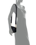 Hana Small Ring Saddle Bag, Powder