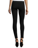 Silk Crepe Ankle Leggings