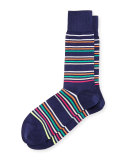 Mondo Multicolor-Stripe Socks
