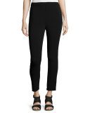 Tapered Ankle Leggings, Black  