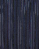 Striped Long-Sleeve Dress Shirt, Navy