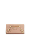 Edge Money Leather Wallet, Rose
