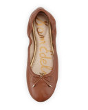 Felicia Classic Ballerina Flat, Saddle