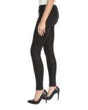 Stark Moto Coated Skinny Jeans, Noir