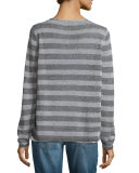 Organic Linen Striped Sweater 