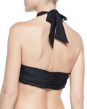 Bocas Convertible Halter/Bandeau Swim Top, Black