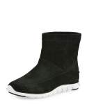 ZeroGrand Suede Ankle Boot, Black