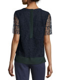 Lace Combo Tee